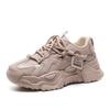 Zapatillas de deporte gruesas y populares para mujer, tendencia otoño-invierno 2023, nuevas zapatillas deportivas informales de plataforma versátiles de estilo coreano para mujer.