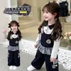 Conjunto de Primavera 2026 para Niñas Oficial de Policía Conejo Nuevo Dibujos Animados Infantiles Peto de Dos Piezas Ropa de Primavera y Otoño para Bebé