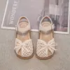Sandalias para Niñas 2026 Verano Nuevo Estilo Zapatos de Princesa para Niños Lazo Pequeño Fragante Sandalias Romanas para Niñas Zapatos de Playa
