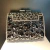 Bolsa de Jantar Colorida com Pedras Preciosas e Diamantes Direto da Fábrica Transfronteiriça Bolsa de Mão Clutch de Diamante Europeia e Americana Bolsa Transversal de Ombro para Mulheres