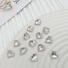 K9 net vermelho unha broca super flash branco pontiagudo fundo de cristal amor gordura decoração de unhas grande broca em forma de atacado