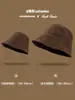Sombrero de Cubo Versátil de Gamuza para Mujer, Sombrero de Cubo de Gran Circunferencia de Cabeza para Otoño e Invierno, Sombrero Liso de Gamuza, Sombrero de Pescador Grande que Cubre el Rostro