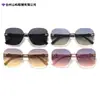 Nuevas Gafas de Sol de Diseñador 2025 para Mujer, Moda Europea y Americana, Protección UV, Gafas de Sol Transfronterizas, Sensación de Alta Gama
