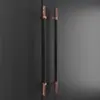 Manija de Puerta de Acero Inoxidable Europea, Nueva Manija de Vidrio Estilo Chino, Manija Grande Moderna Simple de Madera Maciza para Caja de Hotel