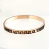 Lele Jewelry Pulsera de Acero Inoxidable con Patrón de la Gran Muralla para Hombre Verano Textura Pulida Casual Lujo Ligero Diseño de Alta Gama Joyería de Mano para Mujer