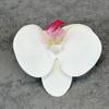 Cabeça de flor Phalaenopsis simulação lírio flor artificial decoração de casamento feito à mão DIY flor de pulso grampo de cabelo material de flor ornamentos atacado