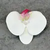 Tiara de phalaenopsis artificial corsage grampo de cabelo flor DIY 11,5 CM decoração de casamento mão com flor atacado