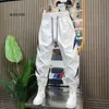 Calça Esportiva Nova da Moda de Marca para o Verão com Patchwork Listrado, Calça Casual para Homens, Calça Cropped Estilosa e Versátil