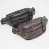 Bolsa de Cintura Masculina para Exterior em Couro Sintético, Bolsa para Celular Esportiva Masculina para Corrida, Carteira Grande para Dinheiro Atacado