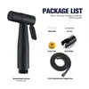 Set de Pistola de Rociado para Bidé de Inodoro de Acero Inoxidable 304 Transfronterizo, Cabezal de Rociado Potenciador de Presión para Baño, Lavadora de Bidé, Pistola de Agua