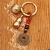 Llavero Colgante Cilindro Pequeño Baifoo Nuevo Hecho a Mano Latón Mini Cornucopia Accesorios Vendedor Ambulante Productos Fabricante Mayorista