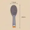 Set de Peine con Cojín de Aire Peine con Cojín de Aire Bolsa de Aire Peine de Costillas Peine Hueco Grande Curvo Peine de Plástico para Peluquería Húmedo y Seco