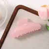 Pinzas de tiburón de color sólido estilo coreano al por mayor para cabello grueso, pinzas de acetato grandes para recogidos en la parte posterior de la cabeza, accesorios simples para el cabello