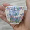 Tetera de jade con grasa de oveja de color plata esmaltada, tetera de tres piezas con filigrana dorada y plateada, juego de té de kung fu
