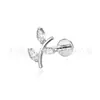 Pendientes Populares de Aleación de Titanio Transfronterizos Joyería para Mujer Temu Más Vendidos Perforaciones Corporales Clavos para Lengua Clavos para Labios Joyería de Circonita Venta al por Mayor