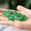 Lichi Hielo Blanco Ágata Congelado Pata de Gato Colgante Pequeño DIY Venta al por Mayor Colgante Pata de Gato Puro Hecho a Mano Ágata Natural