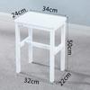 R* Taburete Cuadrado Simple Taburete de Comedor Silla de Entrenamiento para Mesa de Comedor en Casa Taburete de Hierro de Madera Taburete de Color Elevación Adulto Taburete de Taller de Fábrica