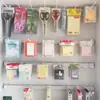 Suporte de parede para prateleira, gancho, porta-cartões, tubo quadrado 15, suporte central de arrasto, vedação, acessórios, enfeites, lanches, loja de celulares, loja de departamento, prateleira de armazenamento