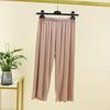 Pantalones Cortos de Modal para Dormir para Mujer, Pantalones Finos de Cintura Alta Rectos Sueltos, Tallas Grandes Versátiles Deportivos Casuales, Estilo Casual Japonés y Coreano