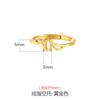 Anillo de plata de ley s925 soporte vacío simple diy soporte para anillo de plata de cera de abeja soporte vacío femenino 7*9*11 10*11 10*13*17