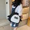 Bolsa de Fiesta de Huevo Linda al por Mayor Lienzo de Dibujos Animados Nuevo de Primavera Bolso Cruzado Casual Bolso de Hombro Único Estilo Occidental de Moda