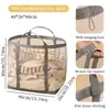 Cesto de Roupa Suja Grande Capacidade Dobrável Cesto de Armazenamento de Roupas Balde de Brinquedos Montado na Parede Banheiro Banheiro Cesto de Lavanderia Casa