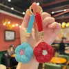Llavero de Girasol Incrustado de Diamantes de Venta Caliente Transfronterizo, Cadena de Garra Creativa, Sensación de Alta Gama, Colgante para Bolso de Mujer, Decoración Interior de Coche
