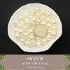 Material DIY Perla Sintética de Alto Brillo con Agujeros Perlas Redondas Perlas Sueltas Pasadores Antiguos Hechos a Mano Accesorios para Pulsera Collar