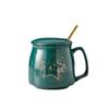 Juego de Tazas de Cerámica de Alta Calidad para Parejas, Caja de Regalo, Souvenir, Tazas de Café y Agua de Cerámica con Tapas