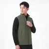 Chaleco estilo montaña para exteriores, ligero y cálido, mismo estilo que la marca popular, disponible en tallas para parejas, otoño/invierno, con cuello alto, material softshell, chaqueta chaleco casual