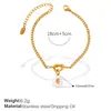 Moda Europeia e Americana Personalidade Cor Doce Pingente de Número Pulseira Enrolada Não Desbota Banhado a Ouro 18K Versátil Acessório de Mão