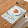 Mantel Teslin Pvc Aislante Mantel Estilo Occidental Doméstico Lavable Mantel Plato Esterilla Aislante Mantel de Mesa de Comedor