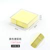 Varios Colores Transparente Diseño de Moda Caja de Almacenamiento para Notas Adhesivas Compañero Ideal para Papelería de Oficina Notas Adhesivas de Escritorio