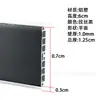Rodapié de Aluminio Plástico para Cocina Rodapié para Gabinete Línea de Rodapié para Gabinete de Cocina Aluminio Plástico Barrera de Agua Línea de Piso Inferior Negra Barrera de Agua