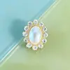 Accesorios de Aleación con Pedrería de Perlas Placa de Flor para Manualidades Hebilla de Pedrería Adornos Botones para Ropa Bolsos Hechos a Mano En Stock Venta al por Mayor