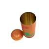 Lata de hojalata con forma especial con tapa convexa lata metálica sellada para té perfumado universal lata de té empaque redondo caja de hierro