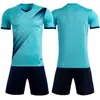 Uniformes de Fútbol al por Mayor para Niños/Adultos, Uniformes de Equipo de Entrenamiento de Competición, Ropa Deportiva, Playeras de Verano de Manga Corta con Estampado