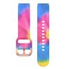 Para Xiaomi Watch Correa de Silicona Estampada de 18 mm Jiaming vivo move3S/4S/S Correa de Reloj Inteligente