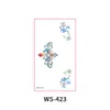 Novedad Flor-brillo Frente Dunhuang Pegatina de Cejas Niños Adultos Mujeres Hanfu Estilo Antiguo Vestido Antiguo Estampado en Frente Pegatina de Actuación