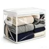 Saco de armazenamento transparente, saco de armazenamento de malha respirável para edredons e roupas, saco de embalagem essencial para mudança, caixa de armazenamento de roupas