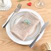 Servilleta de Hilo Bali Poliéster Algodón Crepé Paño para Boca Hogar Cocina Decorativo Paño de Cocina Fiesta de Boda Noche Servilleta Fábrica