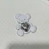 Encanto de Oso de Dibujos Animados Esmaltado Precioso Galvanizado Accesorios Clip para el Cabello DIY Funda de Teléfono Material Decorativo para Crocs Pegatina