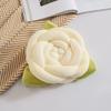 Almofada Trançada Estilo Nórdico Minimalista Novo Ins Almofada de Pelúcia para Encosto Flor Rosa Almofada Decorativa para Sofá Casa