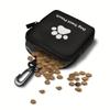 Bolsa para Comida de Perro con Huella de Pata Transfronteriza con Cierre de Cremallera Bolsa Portátil para Snacks de Mascota Bolsa para Snacks de Entrenamiento de Perro al Aire Libre