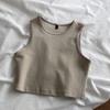 Estilo europeu e americano pequeno colete transfronteiriço mulheres cintura alta emagrecimento camiseta interna feminina esticar camisa base de mangas curtas para o verão