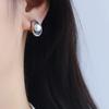 Pendientes de Perla Minimalistas de Nicho Estilo Lujo Ligero con un Toque Vintage, Sensación de Alta Gama, Pendientes de Clip de Oreja de Diseño Modernos y Versátiles para Mujer