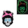 Nuevos Accesorios Luminosos DIY para Joyería Carcasa de Teléfono Móvil Imán de Nevera Decoración Luminosa Halloween Dibujos Animados Parche de Pegamento Suave de PVC