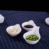 Vajilla blanca arroz cubierto plato occidental plato para olla caliente plato para buffet plato para comida rápida tazón pequeño tazón para ramen melamina imitación porcelana