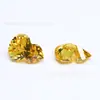 Transmisión en Vivo Nuevo Producto Forma de Calabaza Circonia 7*9mm Forma de Calabaza Fondo Puntiagudo Superficie del Anillo Circonia Piedra Preciosa Sintética Joyería DIY Piedra