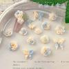 Novo Névoa de Creme Acessórios para Nail Art Marítima Mistura de Vaga-lume Luminoso Camélia Acessórios para Nail Art Borboleta Pequena Sacola de Materiais